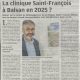 NR 3 juin 2021 Clinique St François sur le site Balsan en 2025
