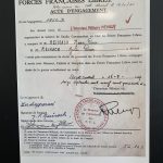 16sept40-Lettre d'engagement de JP REINACH en FFL