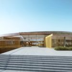 Plan d'architecte : Accès par escalier