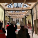 Charpente sous la verrière