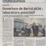 NR 3avr15-Ouverture de l'atelier numérique BERRY-LAB NR 3avr15-Ouverture de l'atelier numérique BERRY-LAB